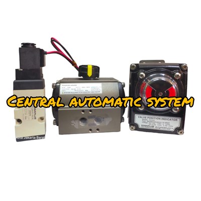 Pneumatic Actuator KOSA Type RD65+ Solenoid KS534S + Limit Switch