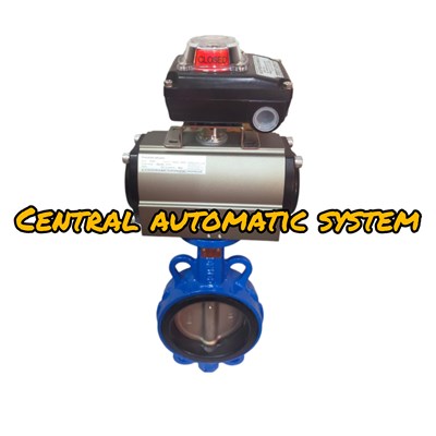 Pneumatic KOSA Type RD-80 C/W Butterfly Valve CI 4