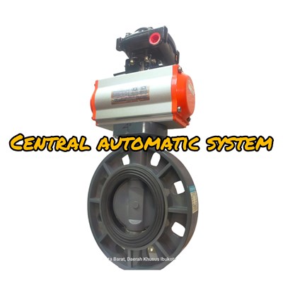 Pneumatic CASA Type CS 88D C W butterfly Valve PVC 4